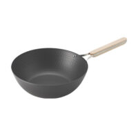Wahei Enzo - Wok 28 cm, Nitrerat kolstål
